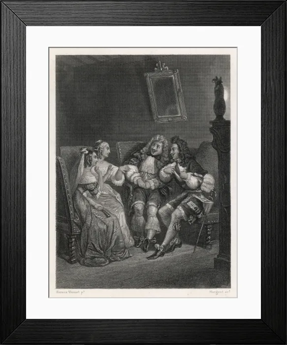Framed Print : Moliere / Precieuses Framed Print : Moliere / Precieuses