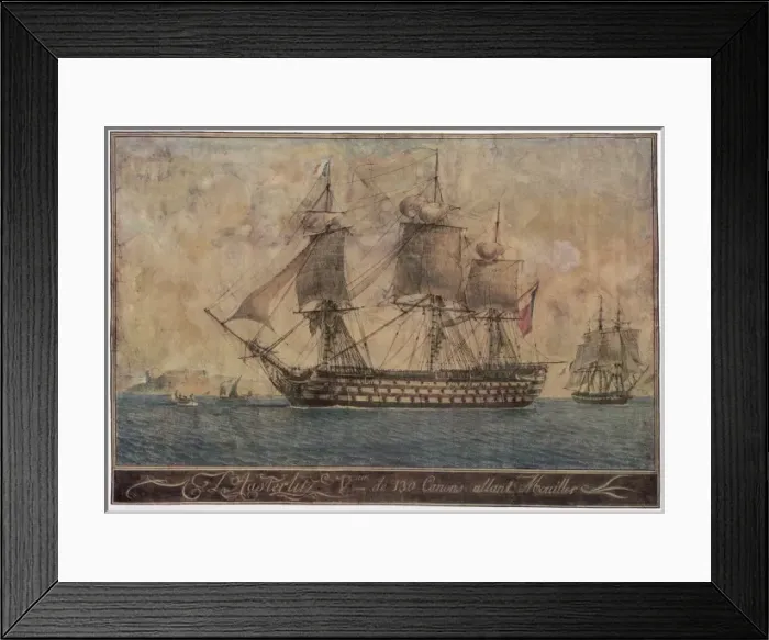 Framed Print : Sailing Ship Austerlitz Framed Print : Sailing Ship Austerlitz