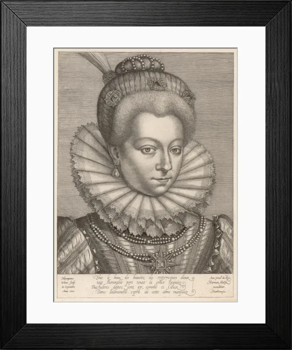 Framed Print : Henriette D entragues Framed Print : Henriette D entragues