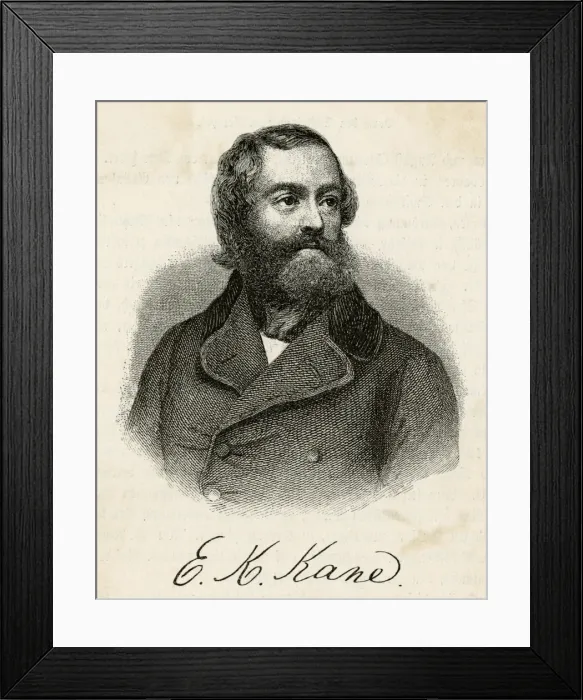 Framed Print : Elisha Kent Kane / Beard Framed Print : Elisha Kent Kane / Beard