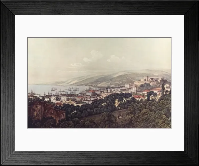 Framed Print : Italy / Trieste 1840 Framed Print : Italy / Trieste 1840