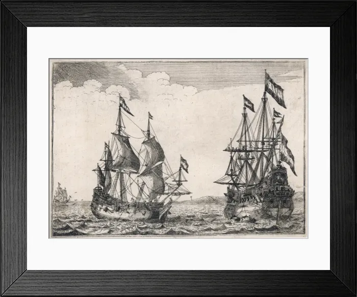 Framed Print : Dutch Warships 1630S Framed Print : Dutch Warships 1630S