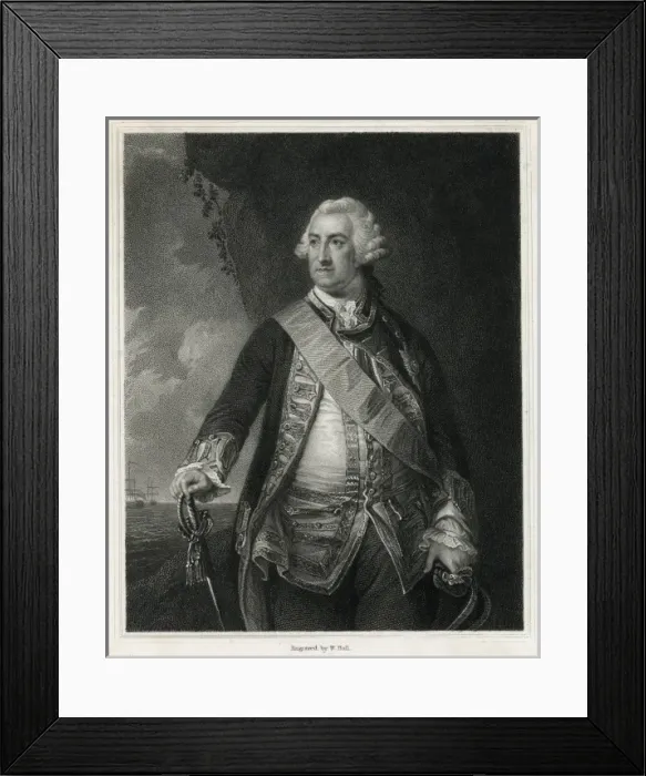 Framed Print : Edward Lord Hawke Framed Print : Edward Lord Hawke