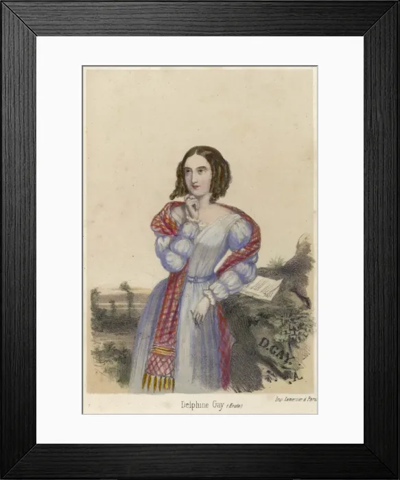 Framed Print : Delphine Girardin Framed Print : Delphine Girardin