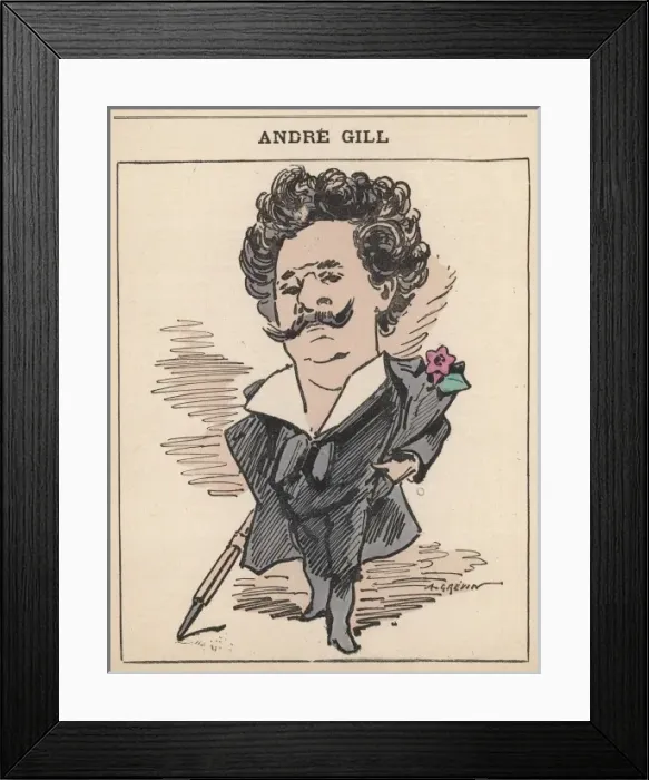 Framed Print : Andre Gill (Grevin) Framed Print : Andre Gill (Grevin)