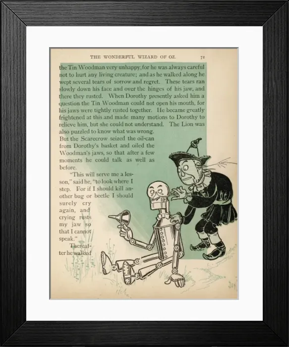 Framed Print : Wizard of Oz / Tin Man Framed Print : Wizard of Oz / Tin Man