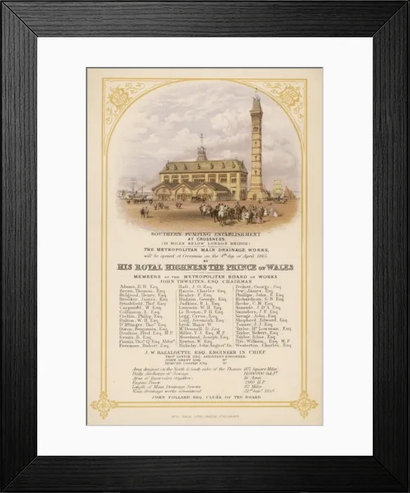 Framed Print : Crossness Opened Framed Print : Crossness Opened