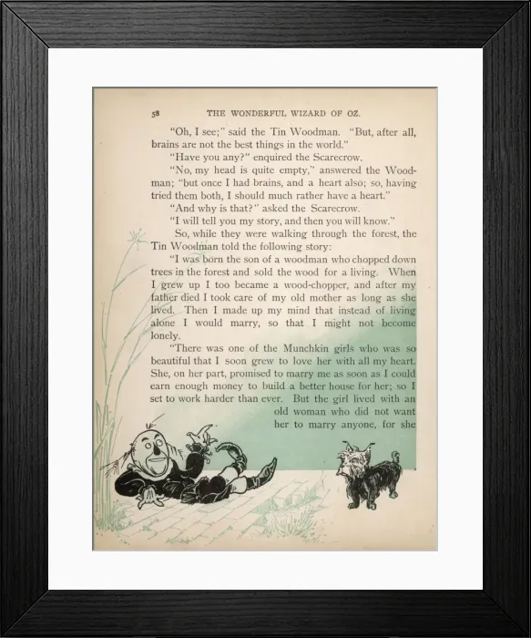 Framed Print : Wizard of Oz / Scarecrow Framed Print : Wizard of Oz / Scarecrow
