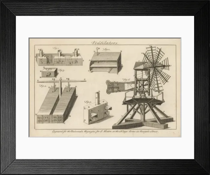 Framed Print : Ventilation Systems Framed Print : Ventilation Systems