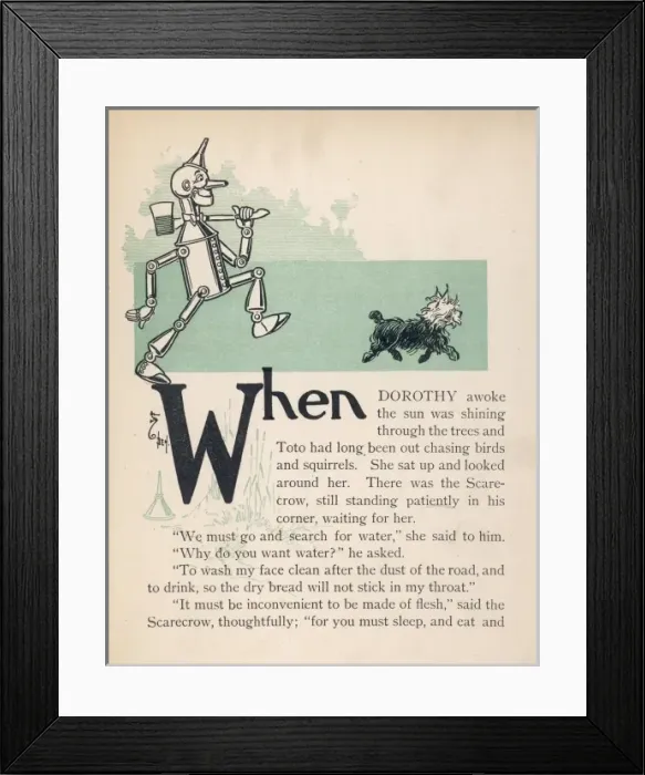Framed Print : Wizard of Oz / Tin Man Framed Print : Wizard of Oz / Tin Man