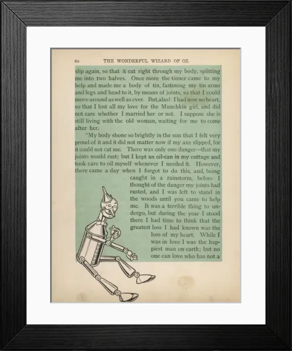 Framed Print : Wizard of Oz / Tin Man Framed Print : Wizard of Oz / Tin Man