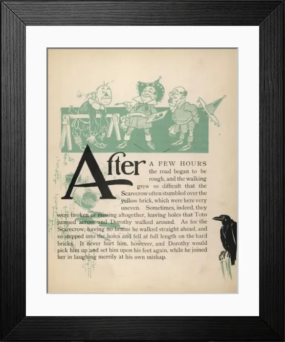 Framed Print : Wizard of Oz / Scarecrow Framed Print : Wizard of Oz / Scarecrow