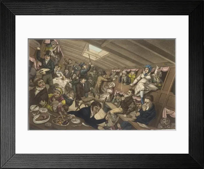 Framed Print : Scene below Decks Framed Print : Scene below Decks