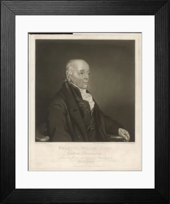 Framed Print : Dr Francis Willis Framed Print : Dr Francis Willis
