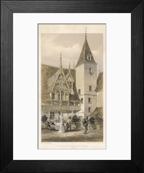 Framed Print : Beaune Hotel Dieu Framed Print : Beaune Hotel Dieu