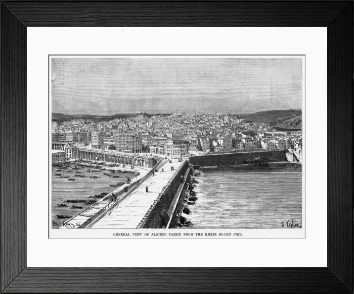 Framed Print : Algeria Algiers Framed Print : Algeria Algiers
