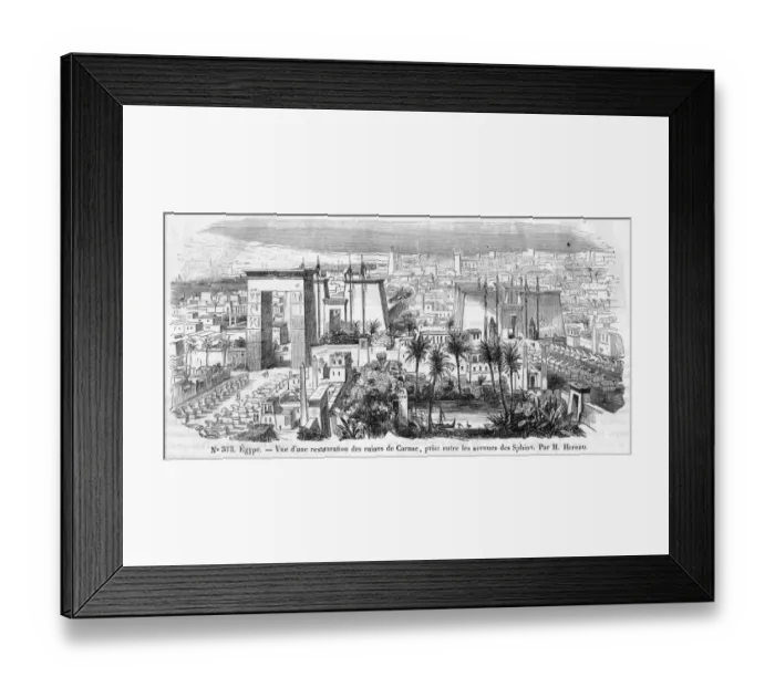 Framed Print : Egypt Karnak Framed Print : Egypt Karnak