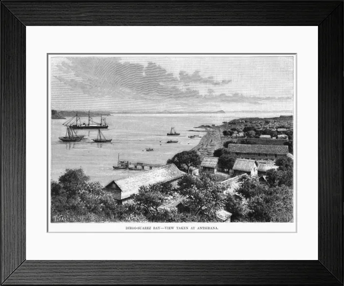 Framed Print : Madagascar Anstiranana Framed Print : Madagascar Anstiranana