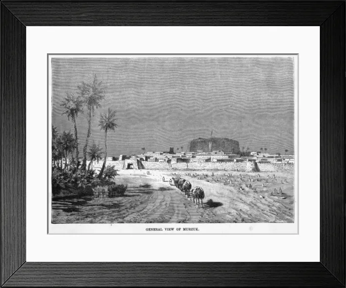 Framed Print : Libya Murzuq Framed Print : Libya Murzuq
