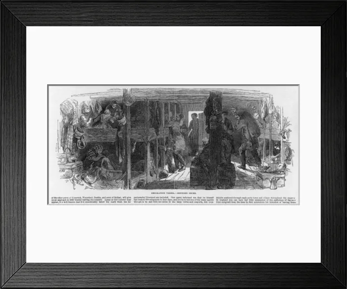Framed Print : Emigration Vessel Framed Print : Emigration Vessel
