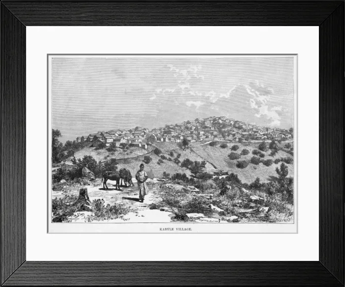 Framed Print : Algeria Village Framed Print : Algeria Village