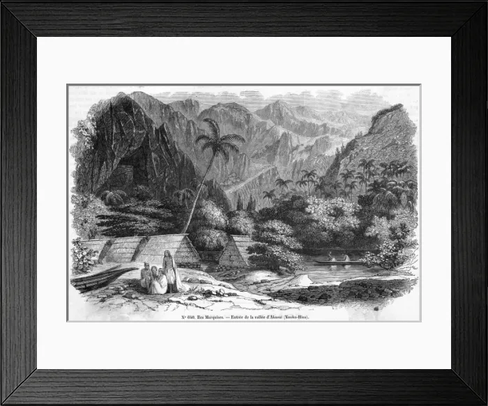 Framed Print : Pacific Marquesas Framed Print : Pacific Marquesas