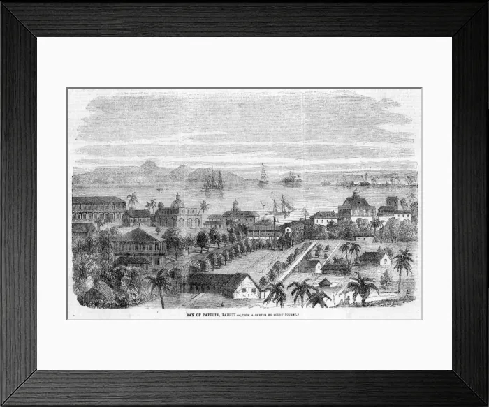 Framed Print : Pacific Tahiti Framed Print : Pacific Tahiti
