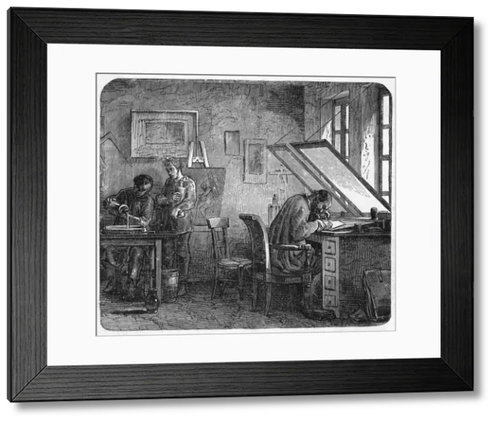 Framed Print : Engravers Studio Framed Print : Engravers Studio