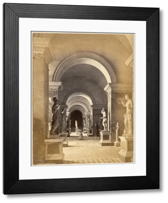 Framed Print : Louvre Sculpture Gallery Framed Print : Louvre Sculpture Gallery