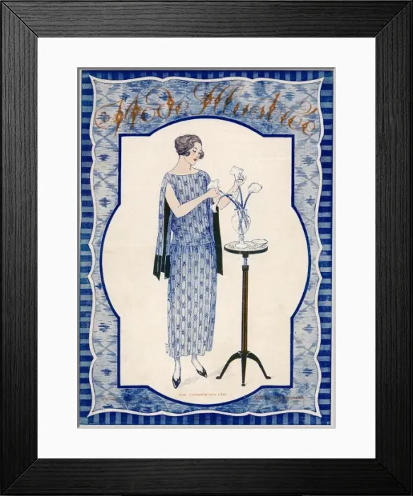 Framed Print : Flower Arranging 1922 Framed Print : Flower Arranging 1922