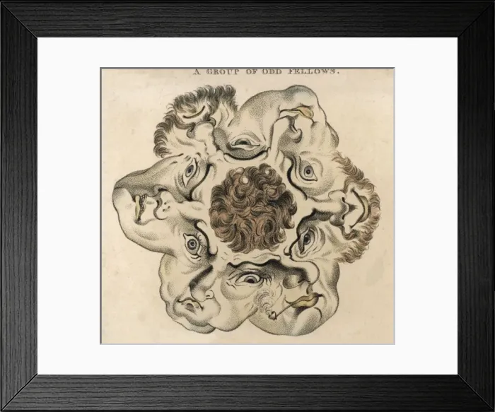 Framed Print : Group of Odd Fellows Framed Print : Group of Odd Fellows