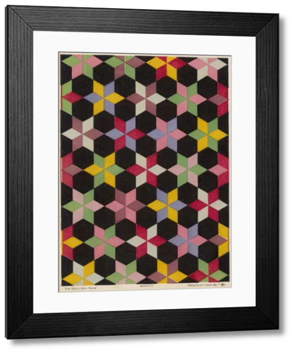 Framed Print : Patchwork Design Framed Print : Patchwork Design