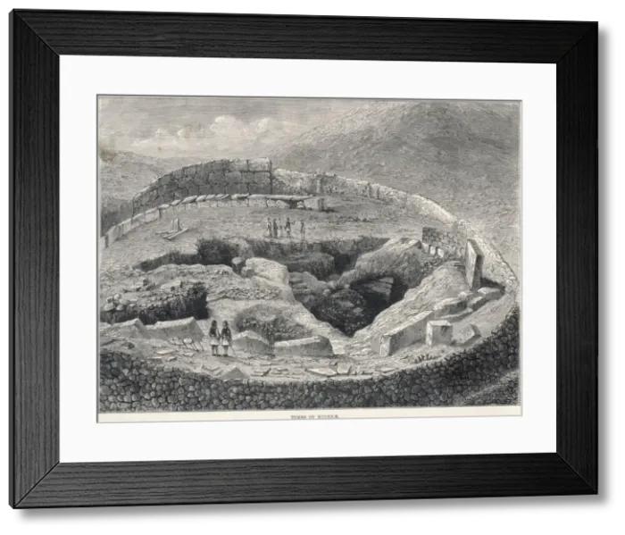 Framed Print : Greece / Archae / Mycenae 75 Framed Print : Greece / Archae / Mycenae 75