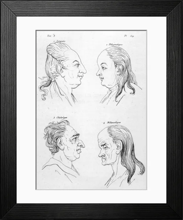 Framed Print : Four Temperaments Framed Print : Four Temperaments