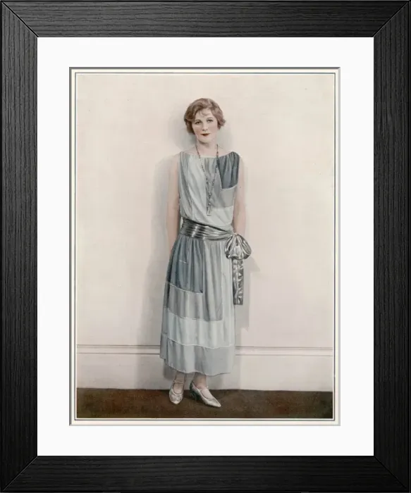 Framed Print : Dress & Silver Sash Framed Print : Dress & Silver Sash