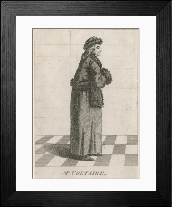 Framed Print : Voltaire Tiled Floor Framed Print : Voltaire Tiled Floor