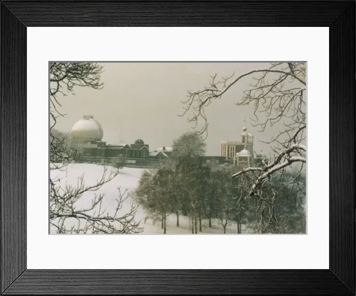 Framed Print : Observatory in Snow - 1 Framed Print : Observatory in Snow - 1