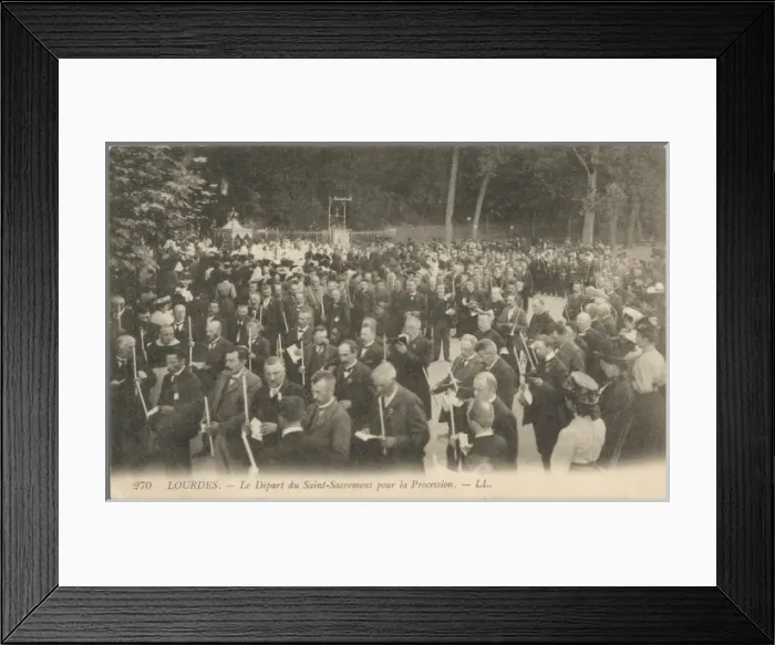 Framed Print : Lourdes Procession Framed Print : Lourdes Procession