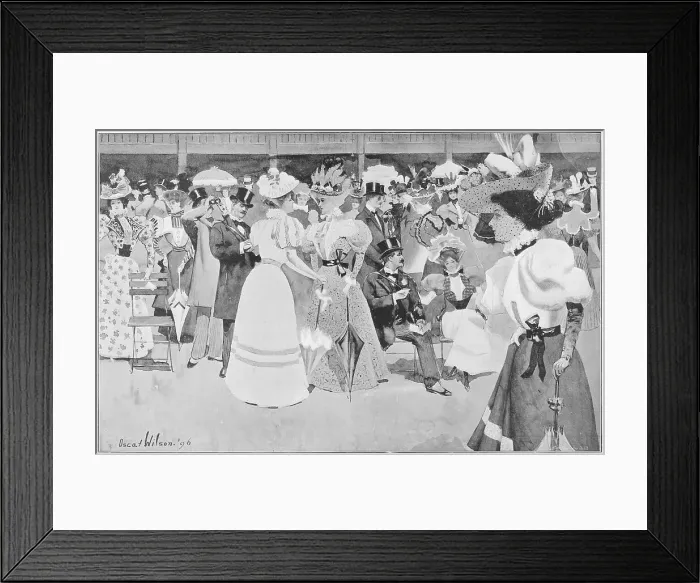 Framed Print : On the Lawn at Ascot Framed Print : On the Lawn at Ascot