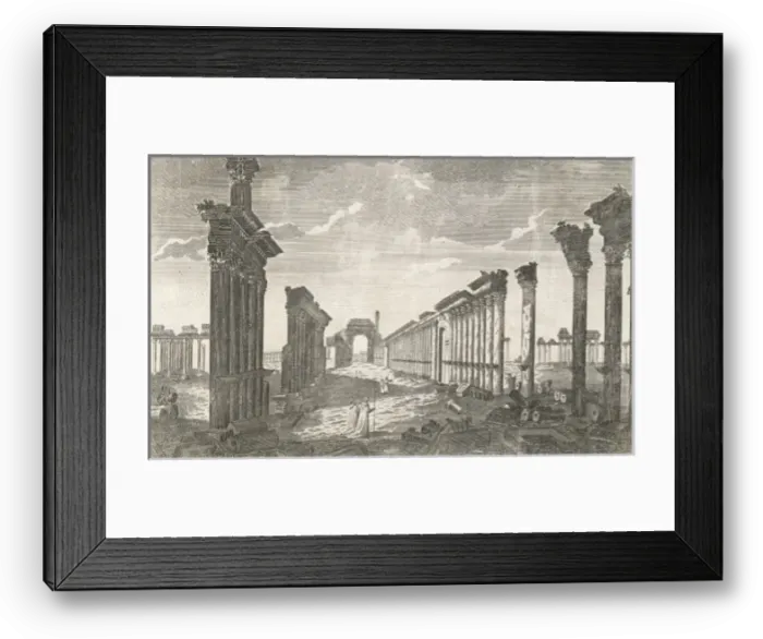 Framed Print : Syria / Palmyra 1768 Framed Print : Syria / Palmyra 1768