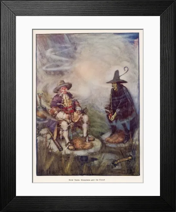 Framed Print : Table Mountains Cloud Framed Print : Table Mountains Cloud