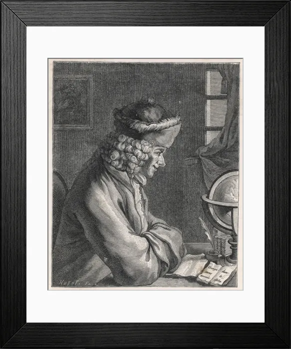 Framed Print : Voltaire Dauzel / Michel Framed Print : Voltaire Dauzel / Michel