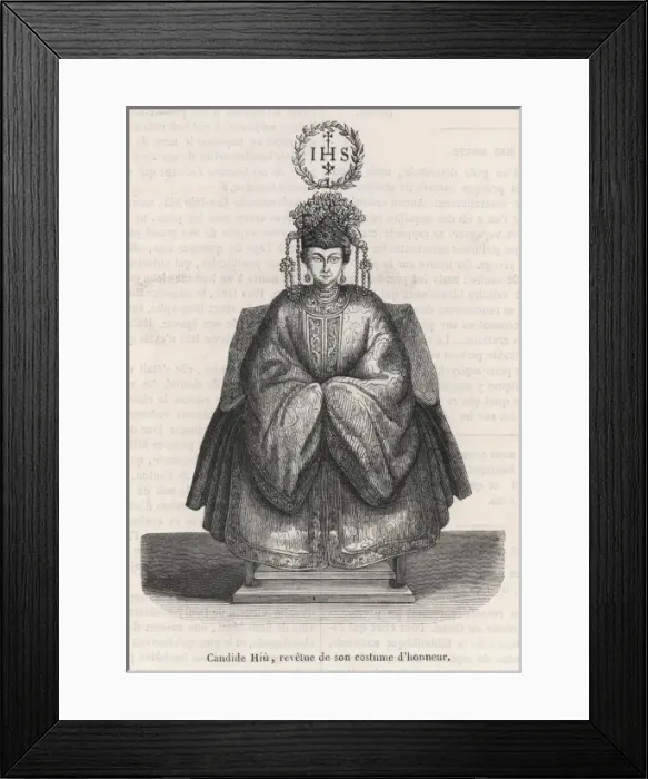 Framed Print : Chinese Missionary / 1852 Framed Print : Chinese Missionary / 1852