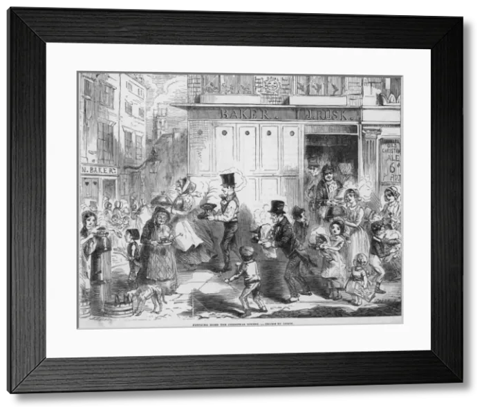 Framed Print : Fetching Xmas Dinner Framed Print : Fetching Xmas Dinner