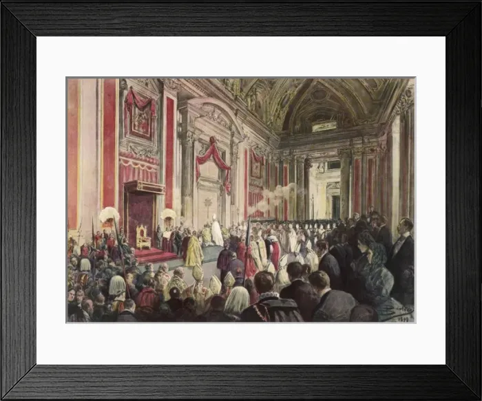 Framed Print : Holy Year Starts 1899 Framed Print : Holy Year Starts 1899