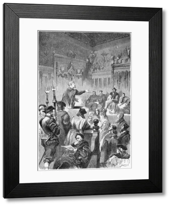 Framed Print : Paracelsus at Basle Framed Print : Paracelsus at Basle