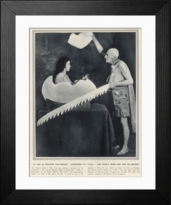 Framed Print : BACK TO METHUSELAH Framed Print : BACK TO METHUSELAH