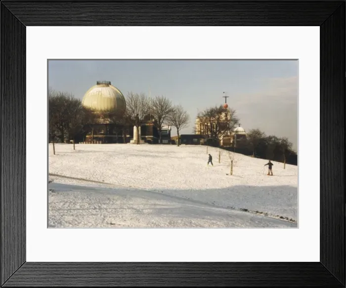 Framed Print : Observatory in Snow - 2 Framed Print : Observatory in Snow - 2