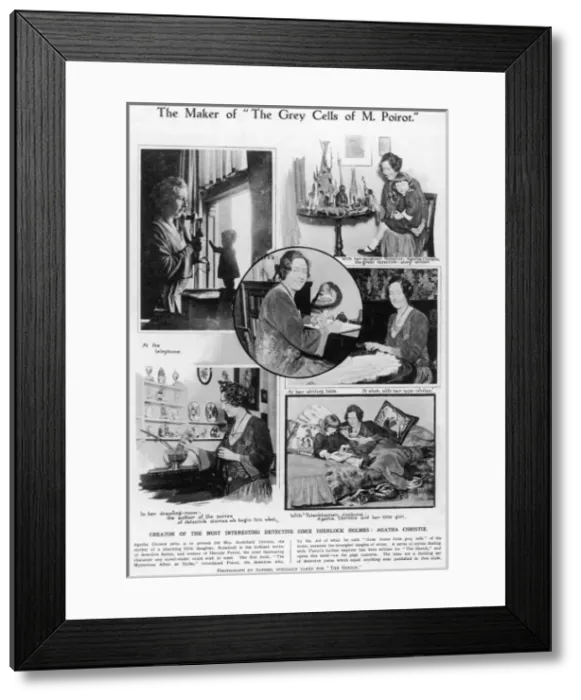 Framed Print : Agatha Christie, Scenes Framed Print : Agatha Christie, Scenes