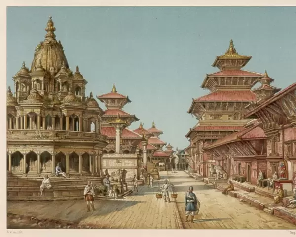 Nepal Patan Main Street